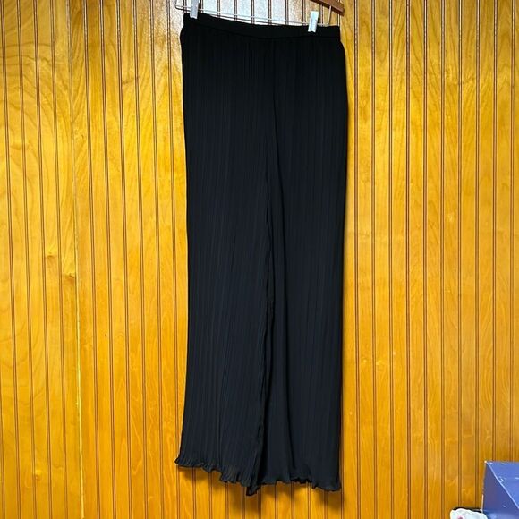 Blair Black sheer lined  Dress Pants Elastic Waist size small - Picture 1 of 6